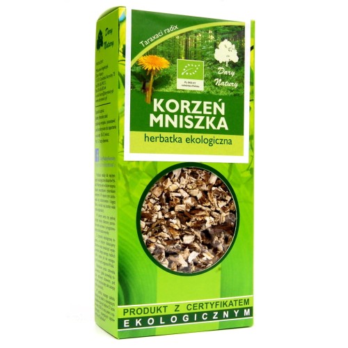 Mniszek Lekarski Korzeń BIO 100 g Dary Natury