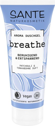 Żel pod Prysznic Breathe Paczula i Fasola Tonka ECO 200 ml Sante