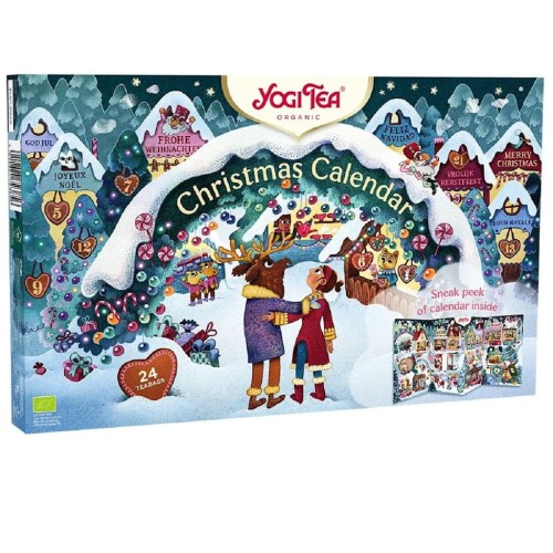 Kalendarz Adwentowy 2025 Herbatki i Herbaty BIO (24 szt.) 45,7g Yogi Tea (Produkt Sezonowy)