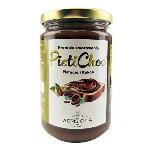 Krem Pistacjowo - Kakaowy 340g Agrisicilia