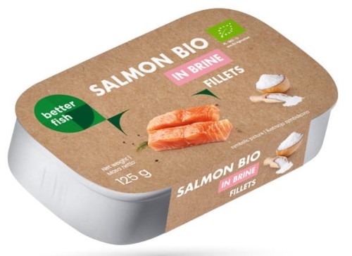 Łosoś Atlantycki w Sosie Własnym BIO 125 g Better Fish