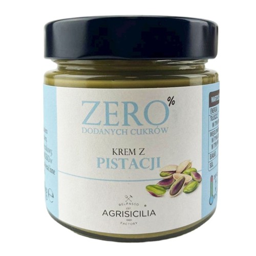 Krem Pistacjowy bez Dodatku Cukrów 200 g Agrisicilia