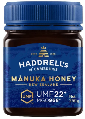 Miód Manuka MGO 968+ UMF 22+ 250g Haddrell's of Cambridge
