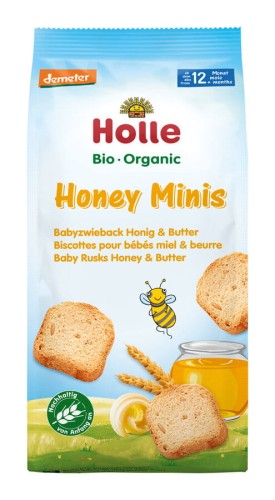 Sucharki z Miodem i Masłem od 1 Roku Demeter BIO 100g Holle