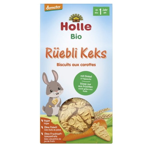 Ciasteczka Orkiszowo - Marchewkowe od 1 Roku Demeter BIO 125g Holle
