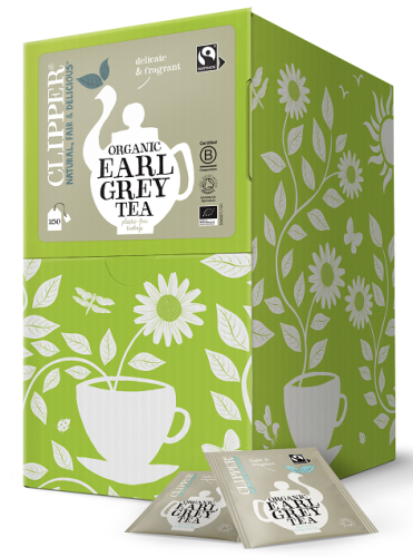 Herbata Czarna Earl Grey Fair Trade BIO (250 x 2,0 g) 500g Clipper