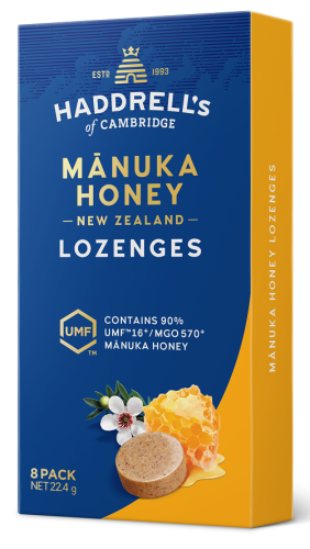 Pastylki do Ssania Miód Manuka MGO 570+ UMF 16+ 22g Hadderll's Of Cambridge