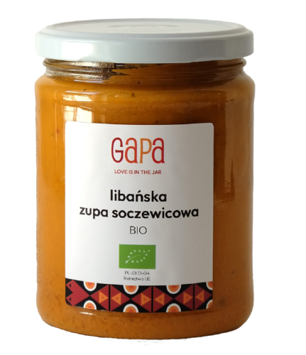 Zupa z Soczewića Libańska BIO 450g Gapa