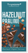 Czekolada z Orzechami Laskowymi bez Dodatku Cukrów Bezglutenowa BIO 60 g Benjamissimo