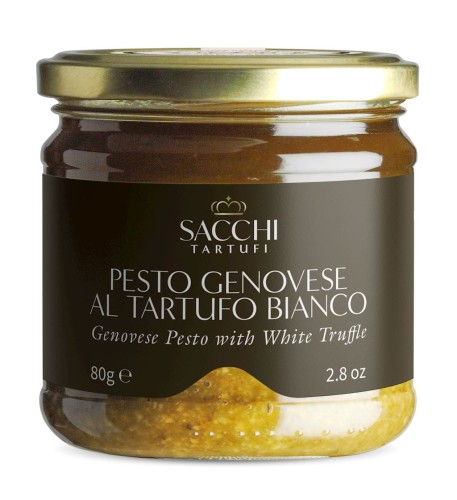 Pesto Genovese z Truflą Białą 80g Sacchi Tartufi