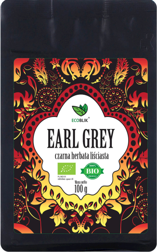 Herbata Czarna Liściasta Earl Grey BIO 100g Ecoblik