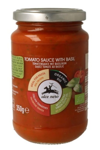 Sos Pomidorowy z Bazylią BIO 350g Alce Nero