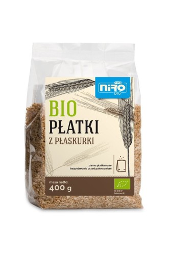 Płatki z Płaskurki BIO 400g Niro