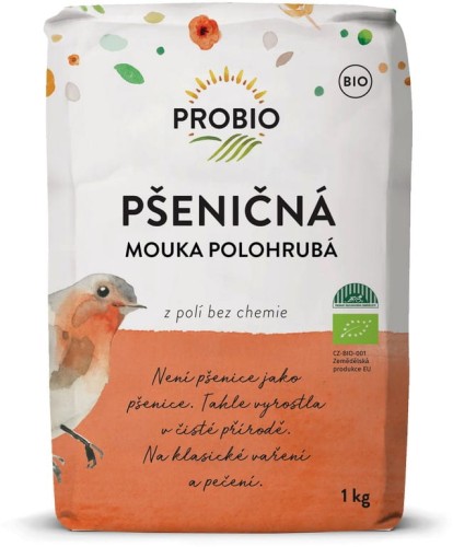 Mąka Pszenna Krupczatka Typ 350 BIO 1kg Probio