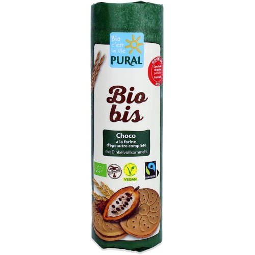 Ciastka Markizy Orkiszowe z Kremem Kakaowym Fair Trade BIO 320 g Pural