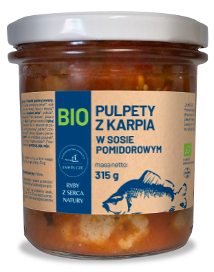 Pulpety z Karpia w Sosie Pomidorowym BIO 315 g Gospodarstwo Rybackie Zawólcze