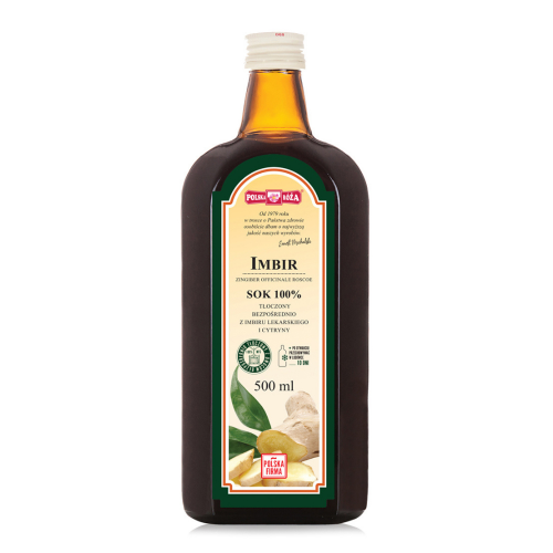 Sok z Imbiru i Cytryny NFC 500 ml Polska Róża