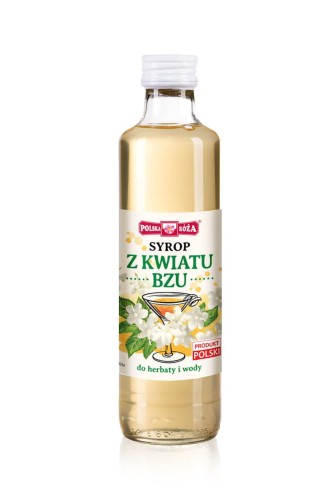 Syrop z Kwiatów Czarnego Bzu 250 ml Polska Róża