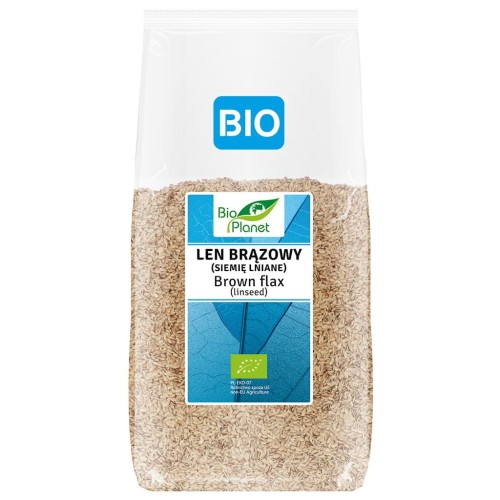Len Brązowy (Siemię lniane) BIO 400 g Bio Planet