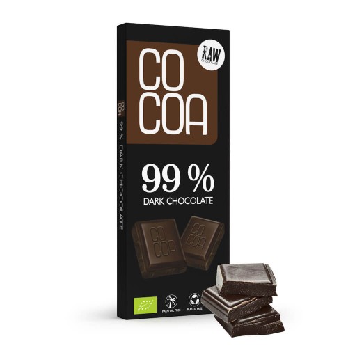 15382CZEKOLADA GORZKA 99 % BIO 40 g - COCOA-1