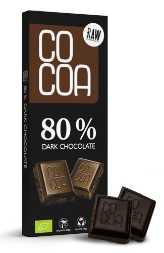 Czekolada Ciemna 80% BIO 40 g Cocoa