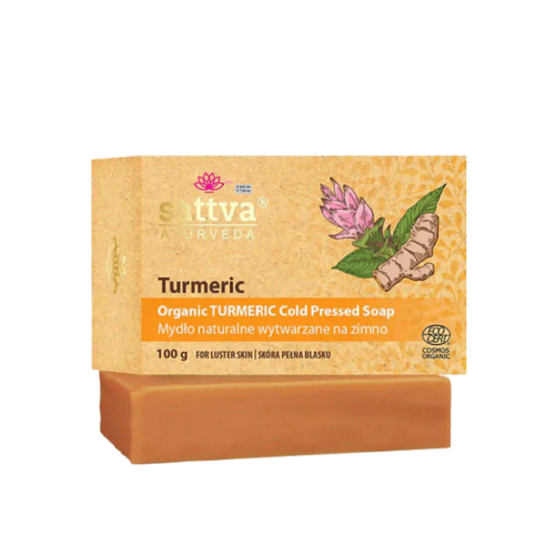 Mydło w Kostce do Ciała Kurkuma ECO 100g Sattva (Ayurveda)
