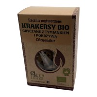 Krakersy Gryczane z Tymiankiem i Pokrzywą BIO 90g Ekoflorka