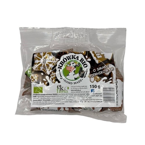 Krówki o Smaku Piernikowym Bezglutenowe BIO 150g Ekoflorka