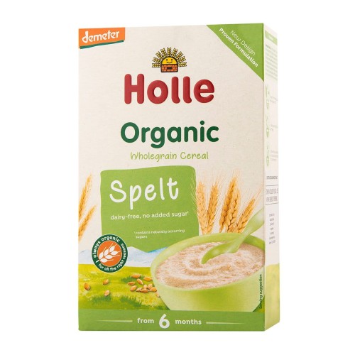 Kaszka Orkiszowa Pełnoziarnista Bez Dodatku Cukrów od 6 m-c Demeter BIO 250g Holle