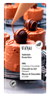 Czekolada Kuwertura Mleczna do Gotowania BIO 150g Vivani