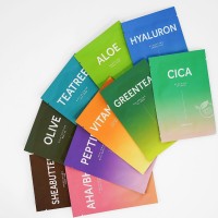 Maseczki Koreańskie do Twarzy w Płachcie Variety 10 x 23g Barulab