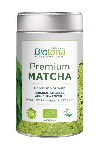 Herbata Zielona Matcha Japońska Premium BIO 80g Biotona