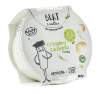 Wegańska Alternatywa Serka Śmietankowego z Orzechów Nerkowca i Ziół BIO 140g Bert