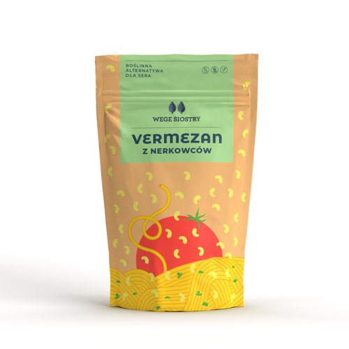 Wegańska Alternatywa Sera Twardego Tartego z Orzechów Nerkowca Bezglutenowa 90g Wege Siostry