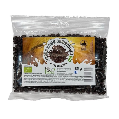 Ziarna Kawy Orkiszowej w Czekoladzie BIO 85g Ekoflorka