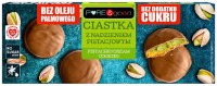 Ciastka z Nadzieniem Pistacjowym w Czekoladzie Mlecznej Bez Dodatku Cukrów 95g Pure&Good