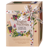 Kolekcja Herbat i Herbatek Klasycznych BIO Piramidki (Classic Beżowe - 12 Smaków) (12 x 2g) 24g English Tea Shop Organic