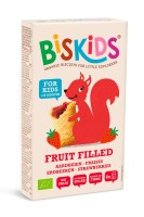 Ciasteczka z Nadzieniem Truskawkowym od 3 Roku BIO 120g Biskids
