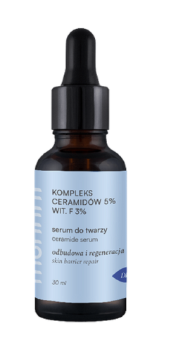 Serum do Twarzy z Kompleksem Ceramidów 5% i Witaminą F 3% 30ml Mohani