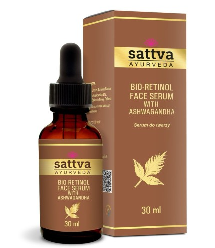 Serum do Twarzy z Ashwagandhą i Bio-retinolem 30 ml Sattva