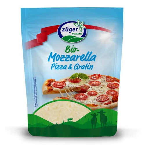 Mozzarella Tarta do Pizzy BIO 150 g Zuger