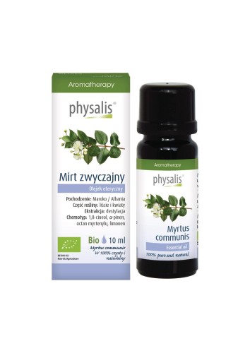 Olejek Eteryczny Mirt Zwyczajny BIO 10 ml Physalis