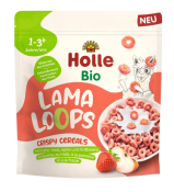 Kółka Zbożowe Jabłkowo - Truskawkowa Lama Bez Dodatku Cukrów od 1 Roku BIO 125g Holle