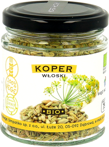 Koper Włoski Bezglutenowy BIO 75g Pięć Przemian