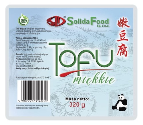 Tofu Miękkie 320g Solida Food