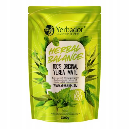 Yerba Mate Herbal Balance 300g Yerbador