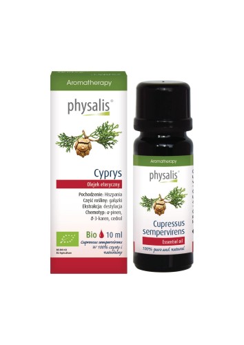 Olejek Eteryczny Cyprys BIO 10ml Physalis