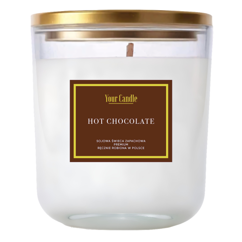 Świeca Sojowa Zapachowa Hot Chocolate 180 ml Your Candle