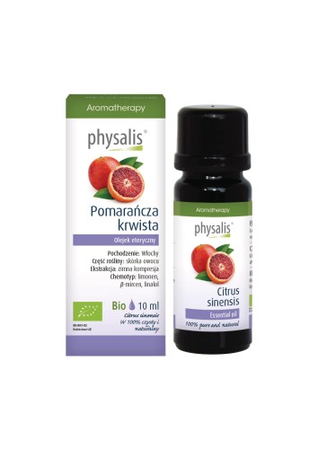 Olejek Eteryczny Pomarańcza Krwista BIO 10 ml Physalis
