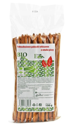 Paluszki Orkiszowe Pełnoziarniste o Smaku Pizzy BIO 150fg Envoy